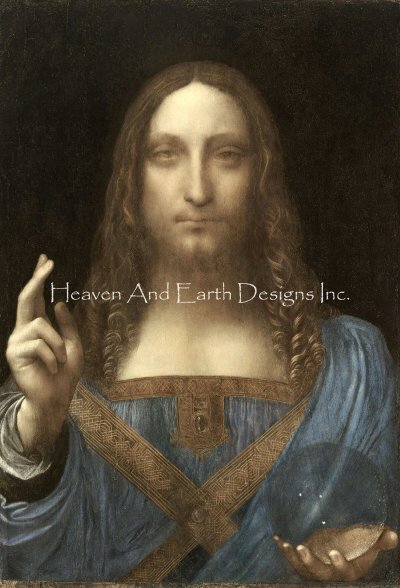 click here to view larger image of Salvator del Mundi/Mini - Leonardo DaVinci (chart)
