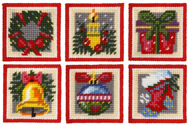 click here to view larger image of Christmas Time - SA5106 (needlepoint kit)