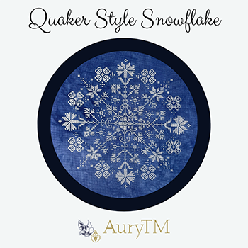 click here to view larger image of Snowflake Quaker Style (chart)