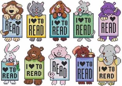 click here to view larger image of Mini Critter Bookmarks (chart)