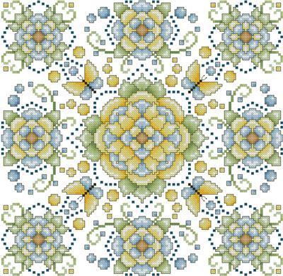 click here to view larger image of Four Seasons Mandalas Spring (chart)