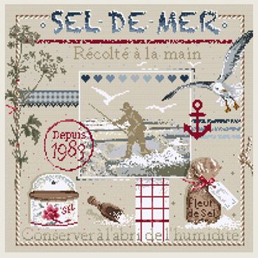 click here to view larger image of Sel de Mer (KIT) - Aida (counted cross stitch kit)