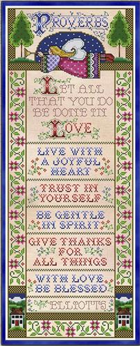 click here to view larger image of Proverbs Sampler (chart)