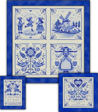 click here to view larger image of Blue Delft Assortment (chart)