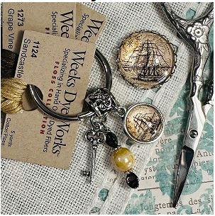 click here to view larger image of Antique Ship Thread Keep and Needle Minder (accessory)