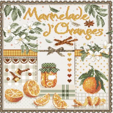 click here to view larger image of Marmelade d'Oranges (KIT) - Aida (counted cross stitch kit)