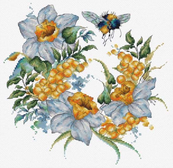 click here to view larger image of Honey Afternoon (counted cross stitch kit)