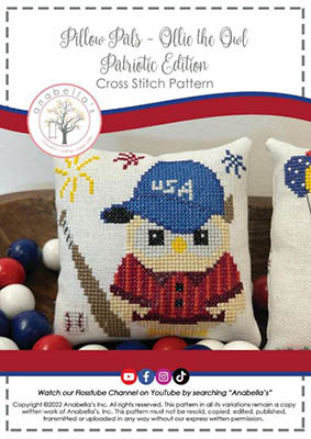 click here to view larger image of Ollie the Owl Patriotic Edition (chart)