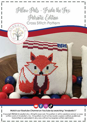 click here to view larger image of Frida the Fox Patriotic Edition (chart)
