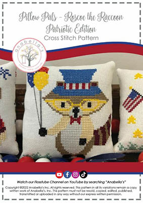 click here to view larger image of Roscoe the Raccoon Patriotic Edition (chart)