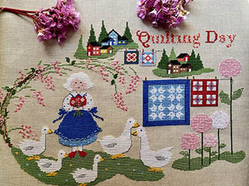 click here to view larger image of Quilting Day (chart)