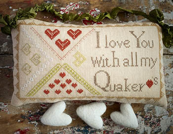 click here to view larger image of All My Quaker Hearts (chart)