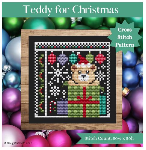 click here to view larger image of Teddy for Christmas  (chart)