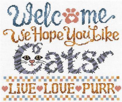 click here to view larger image of Hope You Like Cats - Ursula Michael (chart)