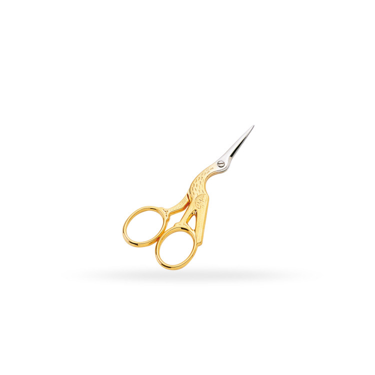 click here to view larger image of Stork Embroidery Scissors/Gold - F71250412D (accessory)