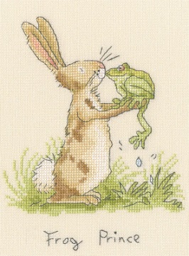 click here to view larger image of Frog Prince (counted cross stitch kit)