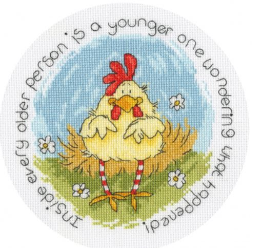 click here to view larger image of Spring Chicken (counted cross stitch kit)