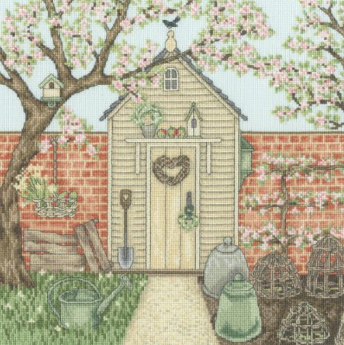 click here to view larger image of Potting Shed (counted cross stitch kit)