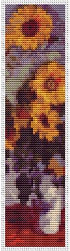 click here to view larger image of Sunflowers Bookmark (chart)