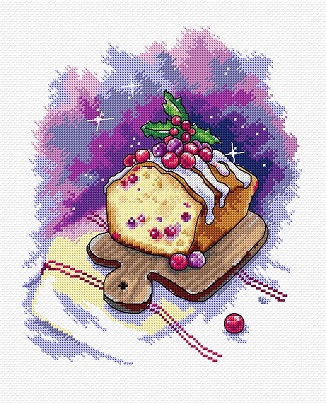 click here to view larger image of Cake (counted cross stitch kit)