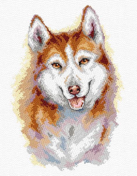 click here to view larger image of Husky (counted cross stitch kit)
