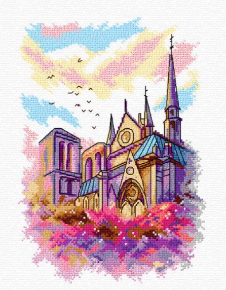 click here to view larger image of Cathedral  (counted cross stitch kit)