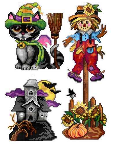 click here to view larger image of Halloween - 111CS (counted cross stitch kit)