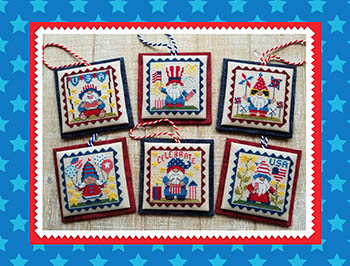 click here to view larger image of Patriotic Gnome Littles (chart)