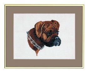 click here to view larger image of Boxer (counted cross stitch kit)
