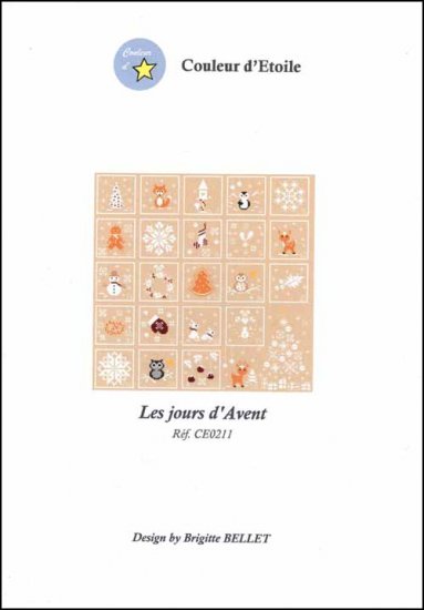 click here to view larger image of Les jours d Avent (chart)
