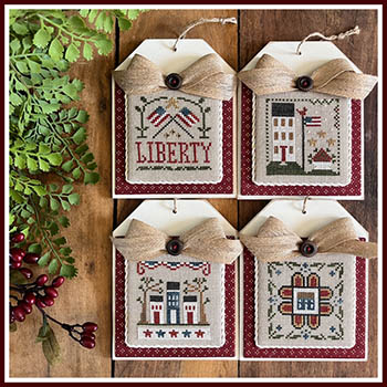 click here to view larger image of Cross Stitch Petites - Americana Petites (chart)