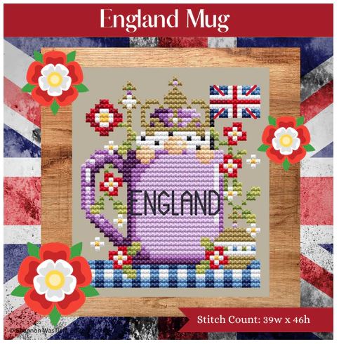 click here to view larger image of England Mug (chart)