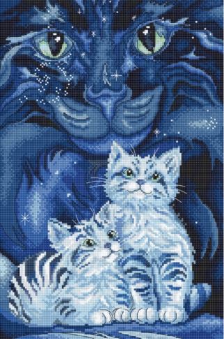 click here to view larger image of Wish Upon a Star (counted cross stitch kit)