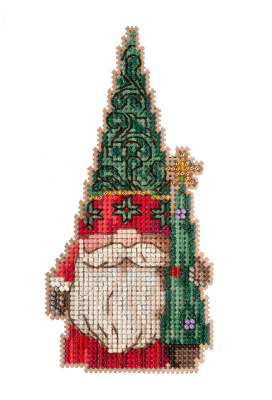 click here to view larger image of Gnome with Tree 2022 (counted cross stitch kit)