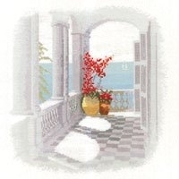 click here to view larger image of Sun Terrace (counted cross stitch kit)