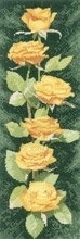 click here to view larger image of Yellow Roses Panel (counted cross stitch kit)