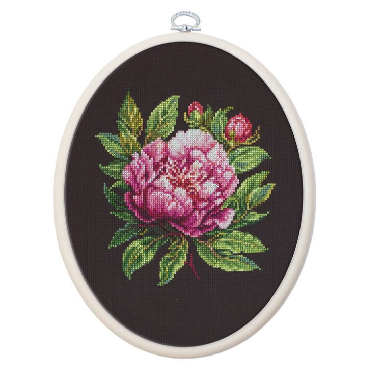 click here to view larger image of Peter Brand Peony (counted cross stitch kit)