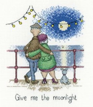 click here to view larger image of Golden Years - Moonlight (counted cross stitch kit)