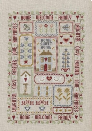 click here to view larger image of Home and Garden Sampler Chart (chart)