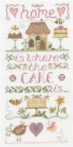 click here to view larger image of Where the Cake Is - Gail Bussi (counted cross stitch kit)