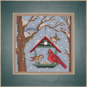 click here to view larger image of Bird Feeder (2023) (counted cross stitch kit)