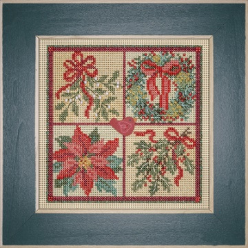 click here to view larger image of Winter Greens (2023) (counted cross stitch kit)