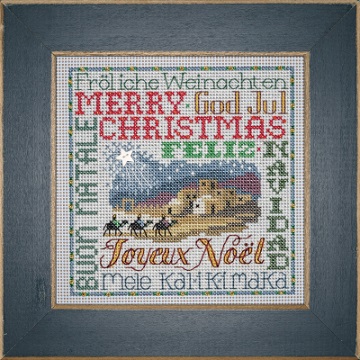 click here to view larger image of Christmas Greetings (2023) (counted cross stitch kit)