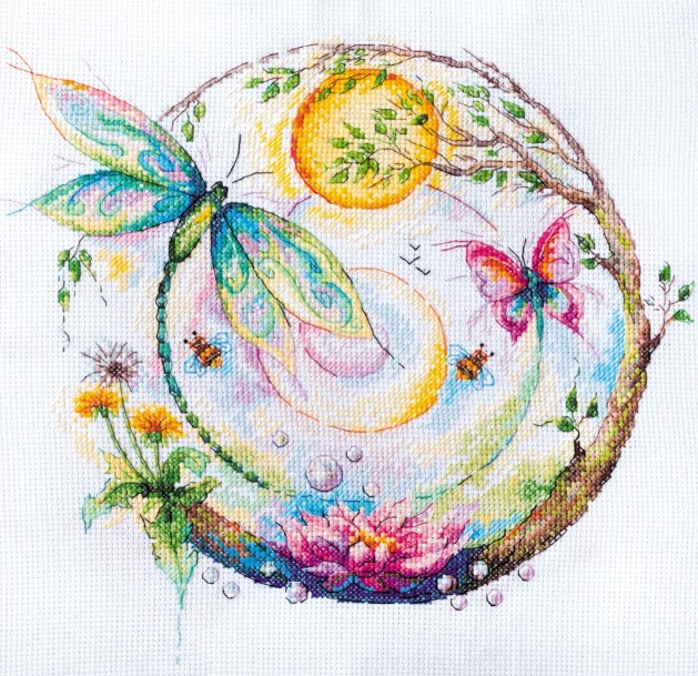 click here to view larger image of Color Magic (counted cross stitch kit)