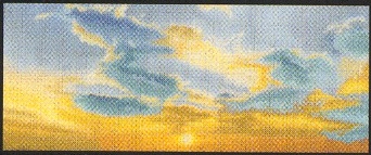 click here to view larger image of Sky Study 4 (counted cross stitch kit)