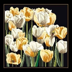 click here to view larger image of Tulips (counted cross stitch kit)