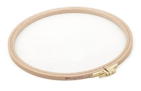 click here to view larger image of Nurge Screwed Beechwood Embroidery Hoop - 10" (accessory)