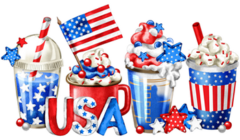 click here to view larger image of Independence Day Coffees Magnet (accessory)