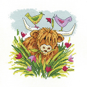 click here to view larger image of Tulip - Karen Carter (counted cross stitch kit)