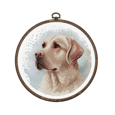 click here to view larger image of Labrador (counted cross stitch kit)
